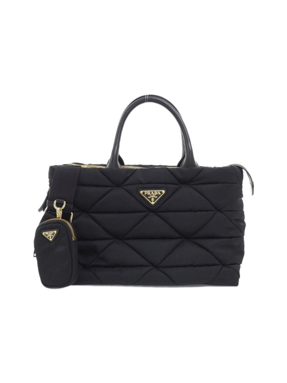 Prada Bag Handbag Gold